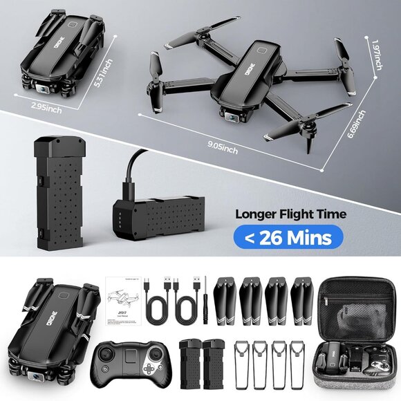 Velcase JY017 1080P FPV Foldable Drone Camera - Beginner Friendly Camera 1080P - Picture 7 of 7